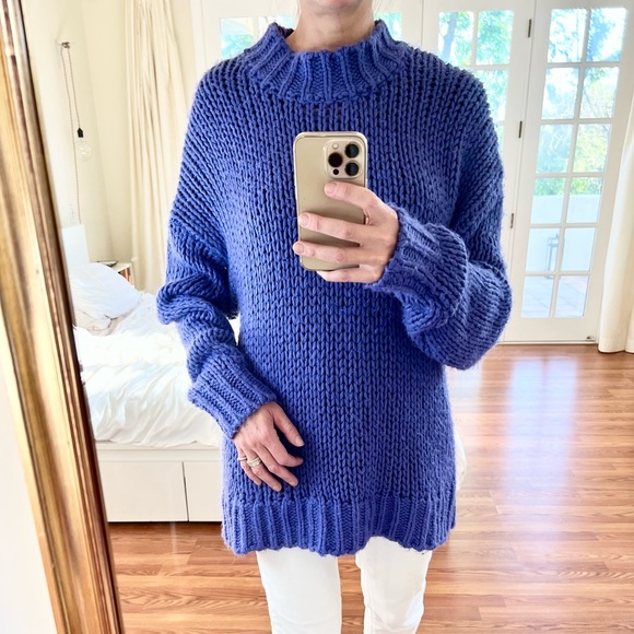 Zara Oversized Sweater — Lilac, M - Picture 4 of 10